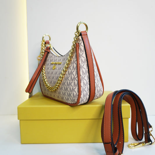MK Moon Bag - White