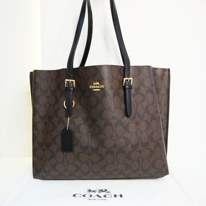 CH 3 Partition Premium Tote Bag - Coffee