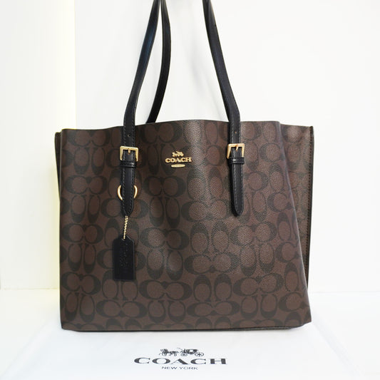 CH 3 Partition Premium Tote Bag - Coffee