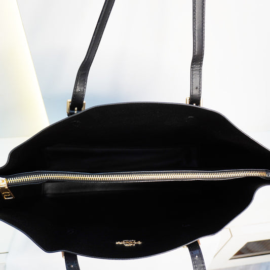 CH 3 Partition Premium Tote Bag - Coffee
