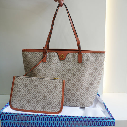 TB Tote Bag Beige Tan - Ultra Premium