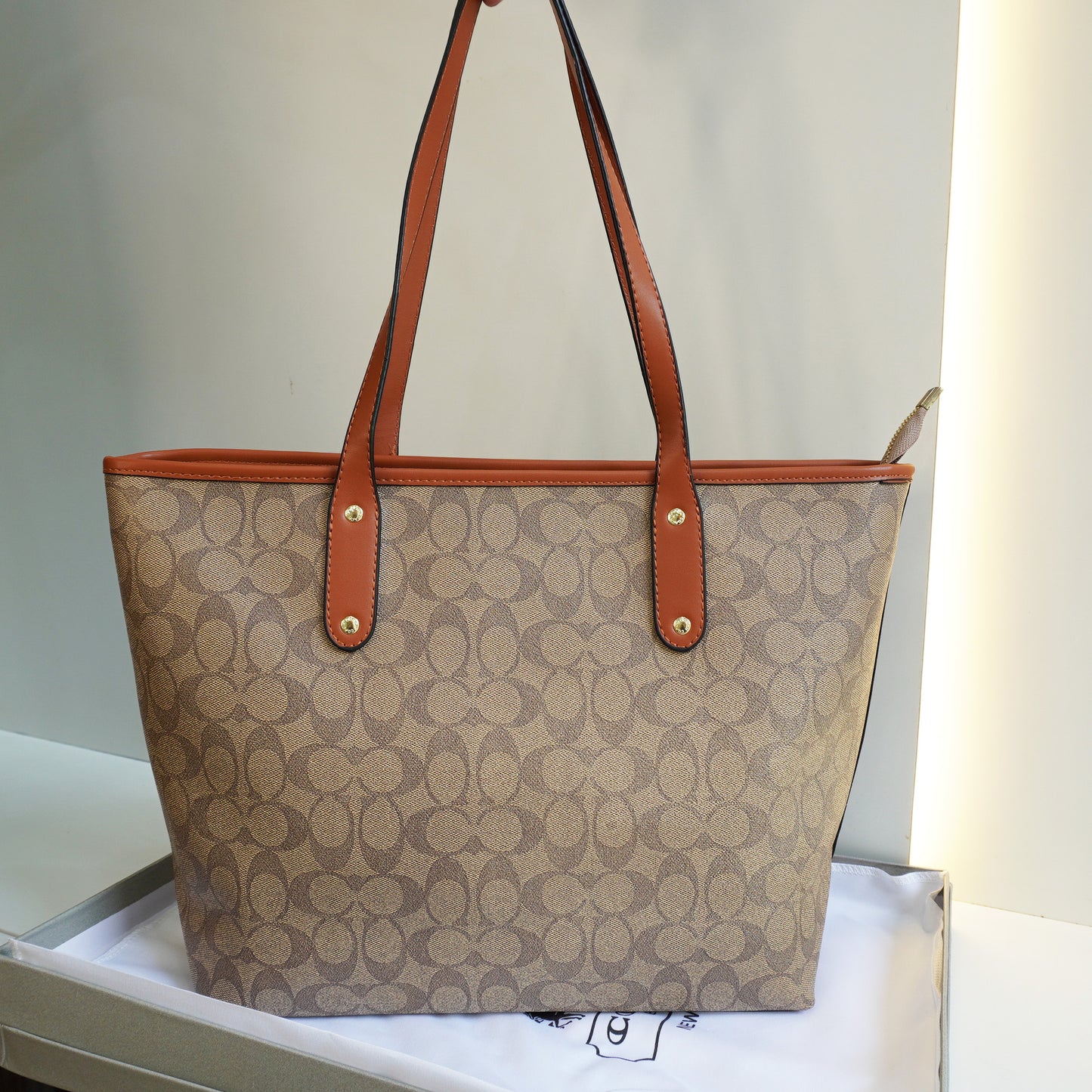 CH Tote Bag - Apricot
