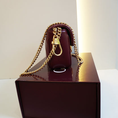 GG03 Mrmnt Mini Sling Bag - Wine (Ultra Premium Double Box)