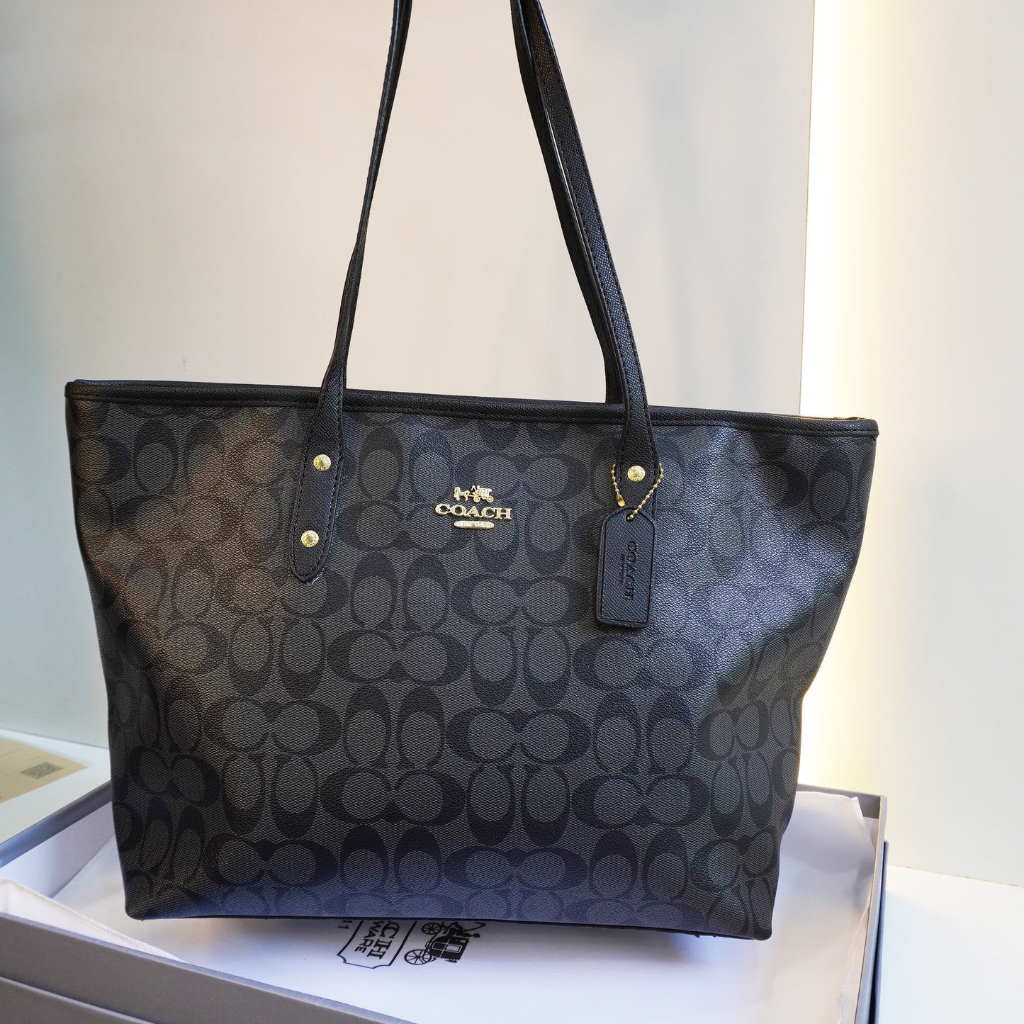 CH Tote Bag - Black CC