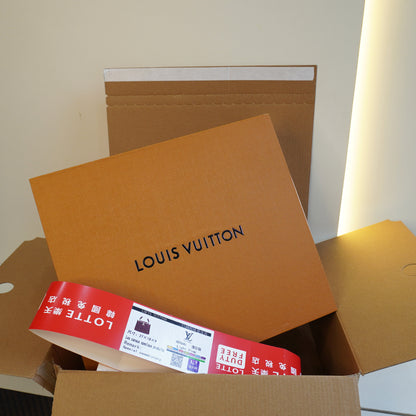 LV01 - Capcn Satchel Bag - Wine (Utra Premium Double Box)