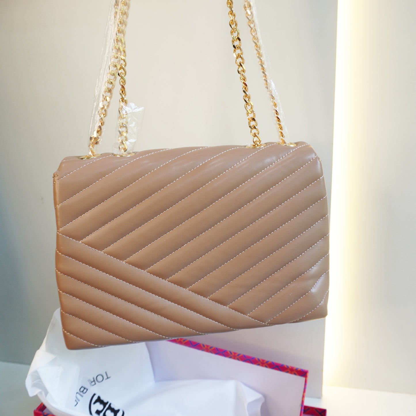 TB - KRA Satchel - Beige
