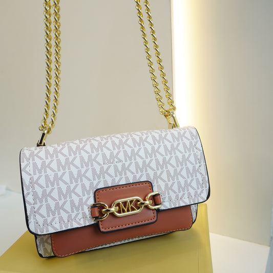 MK Hethr Sling Bag - White