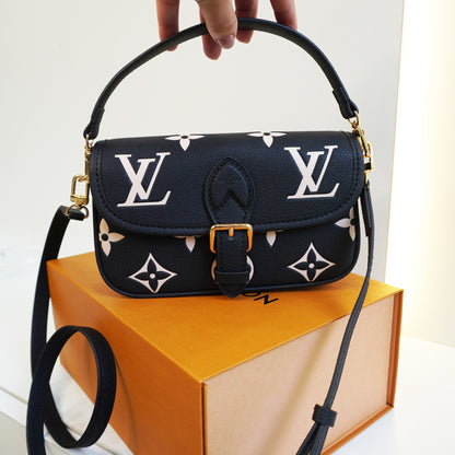 LV03 Mini Sling Bag - Black (Ultra Premium Double Box)