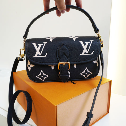 LV03 Mini Sling Bag - Black (Ultra Premium Double Box)