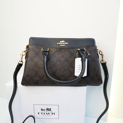 CH Darcie Satchel Bag - Coffee Black
