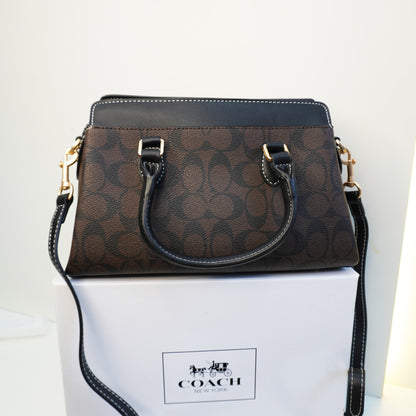 CH Darcie Satchel Bag - Coffee Black