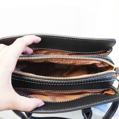 CH Darcie Satchel Bag - Coffee Black
