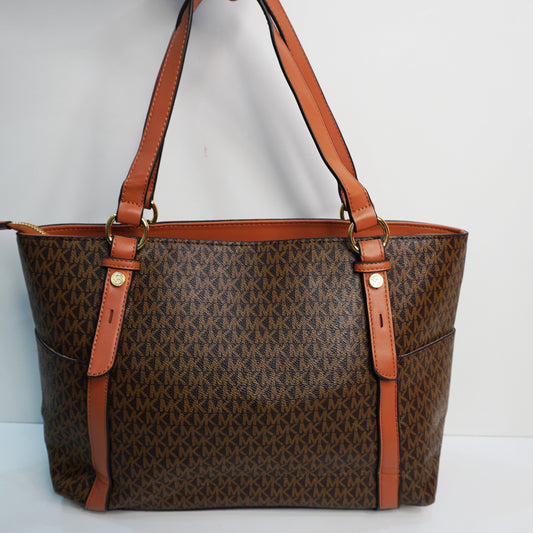 MK04 Large Tote Bag - Brown
