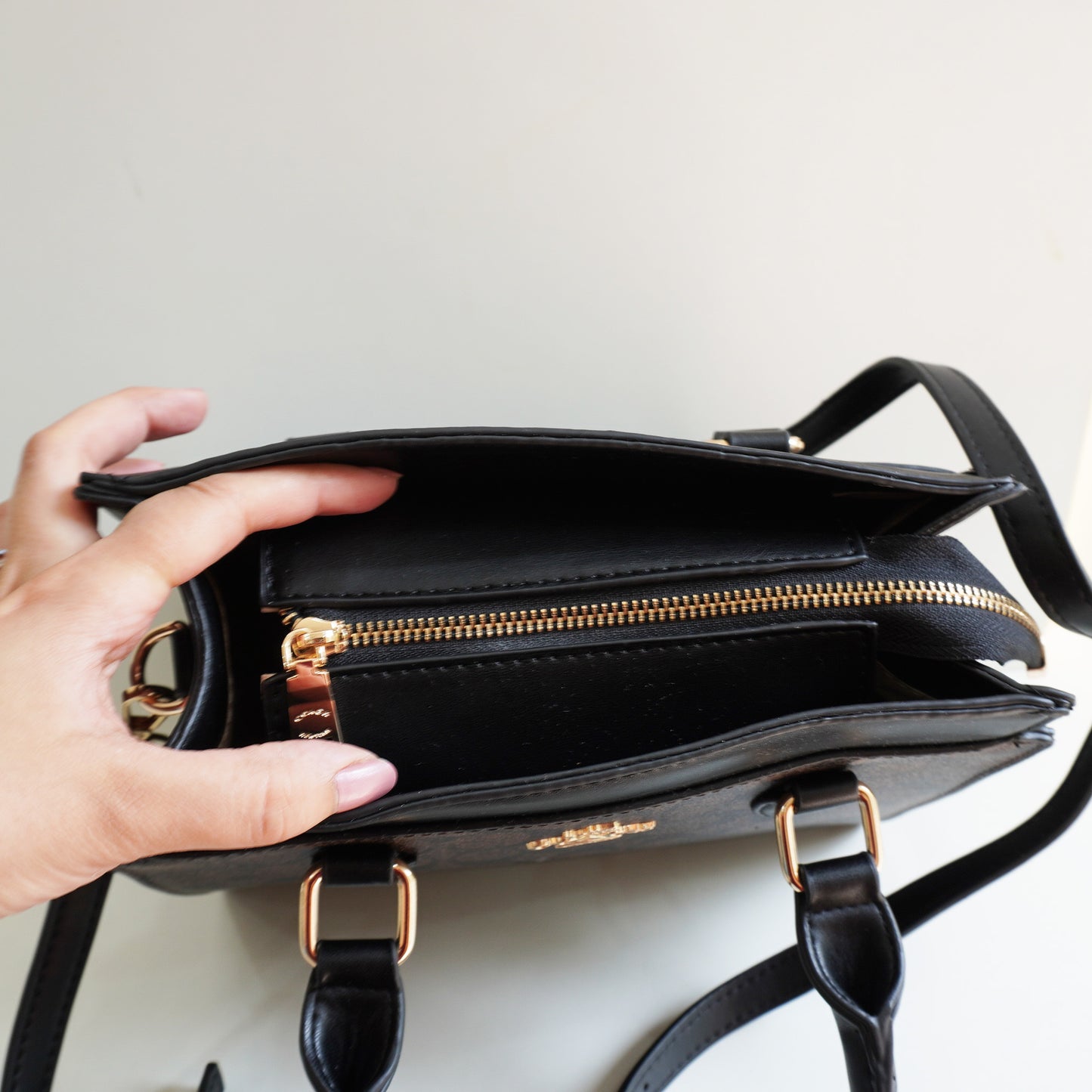 CH07 - Satchel Bag - Coffee Black