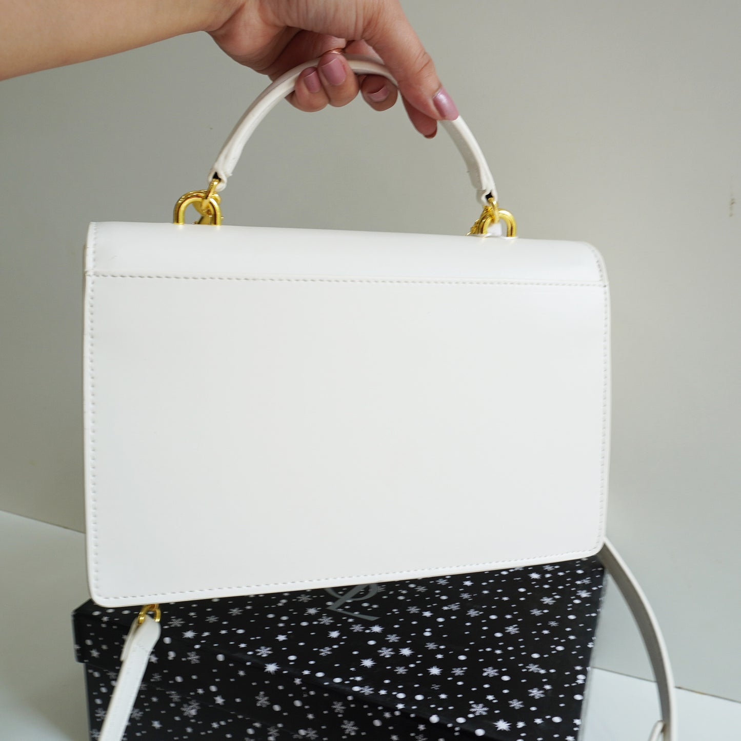 YSL 3 Sunshine - Chic White Shoulder/Sling Bag