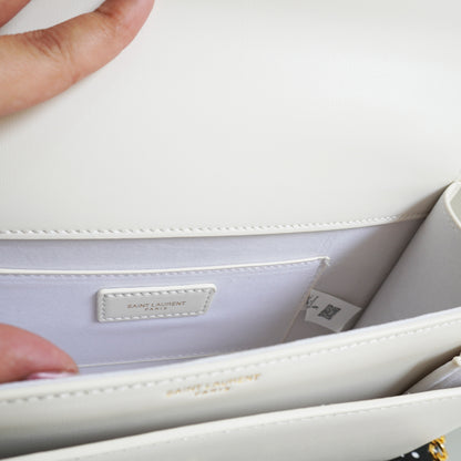 YSL 3 Sunshine - Chic White Shoulder/Sling Bag