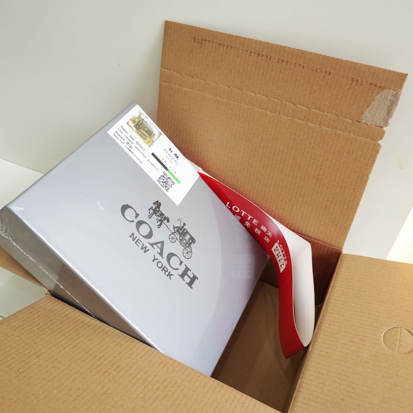 CH09 Flap Sling Bag - Black Apricot (Double Box)