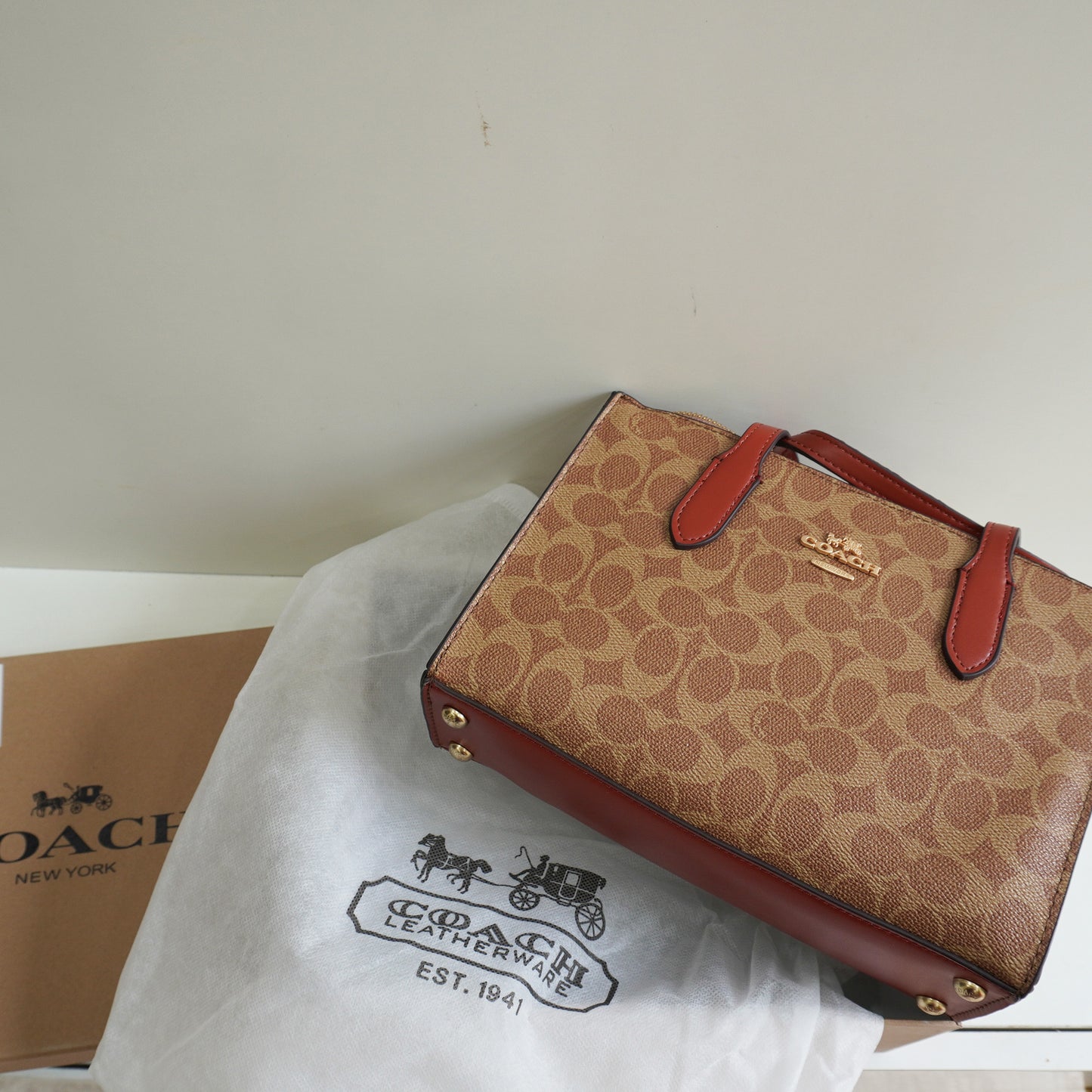 CH04 Satchel - Apricot Tan