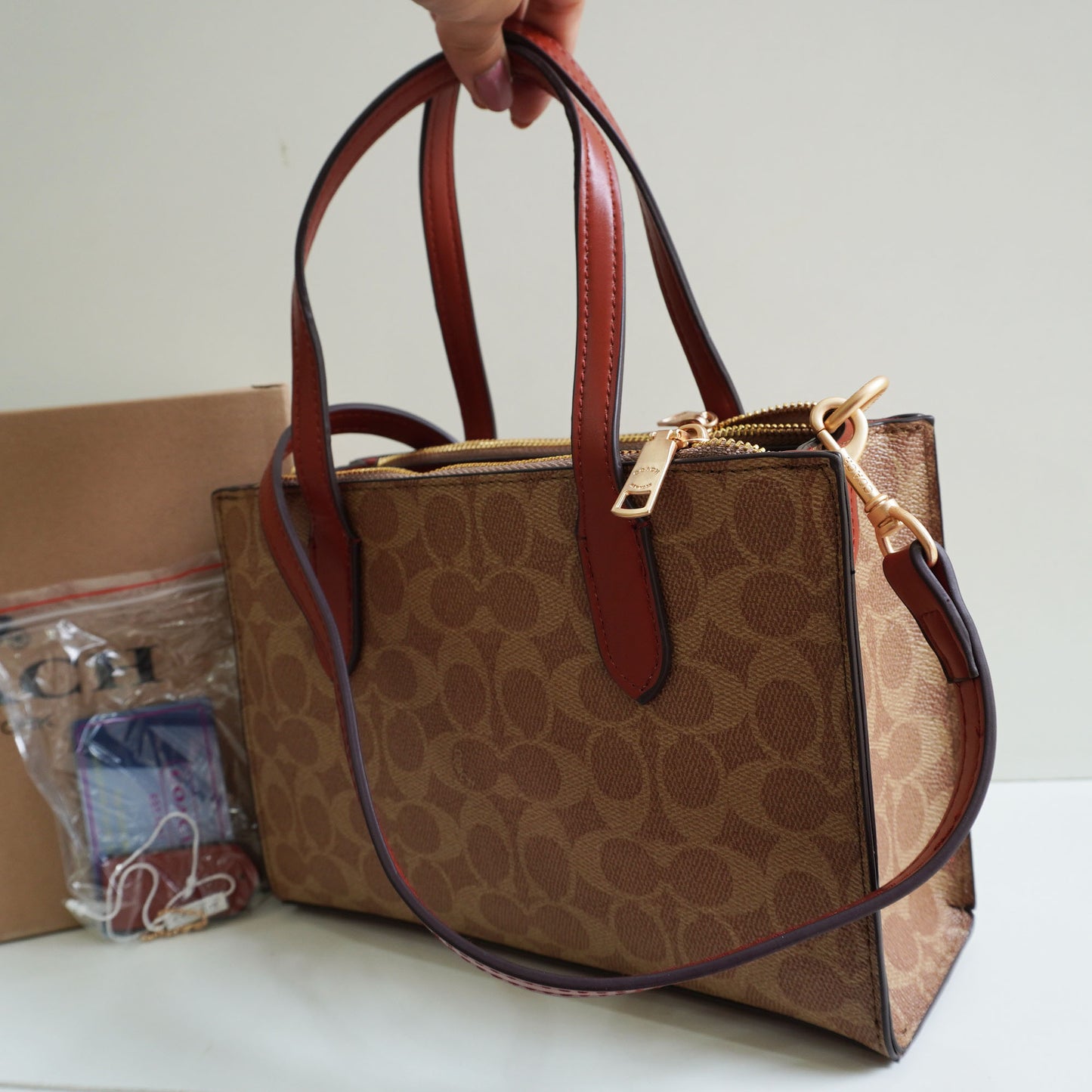 CH04 Satchel - Apricot Tan