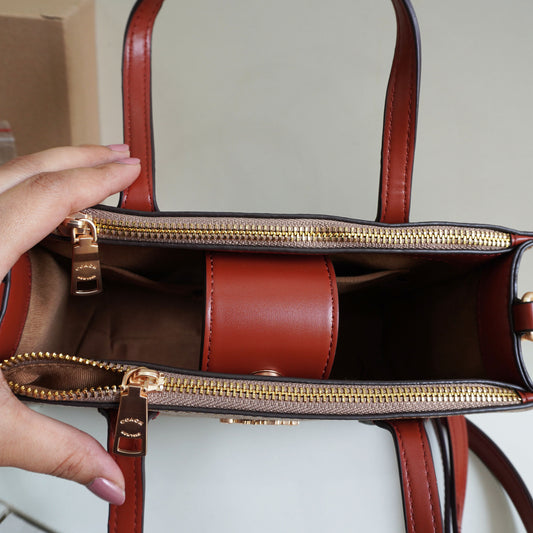 CH04 Satchel - Apricot Tan