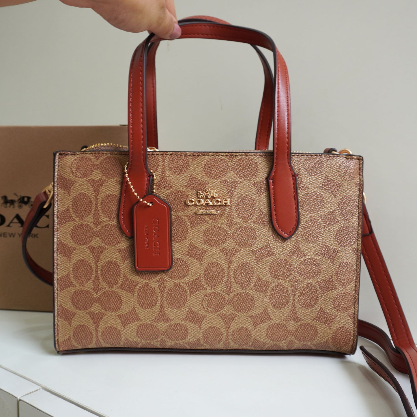 CH04 Satchel - Apricot Tan