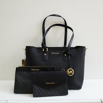 MK777 - 3 in 1 Tote Set - Black