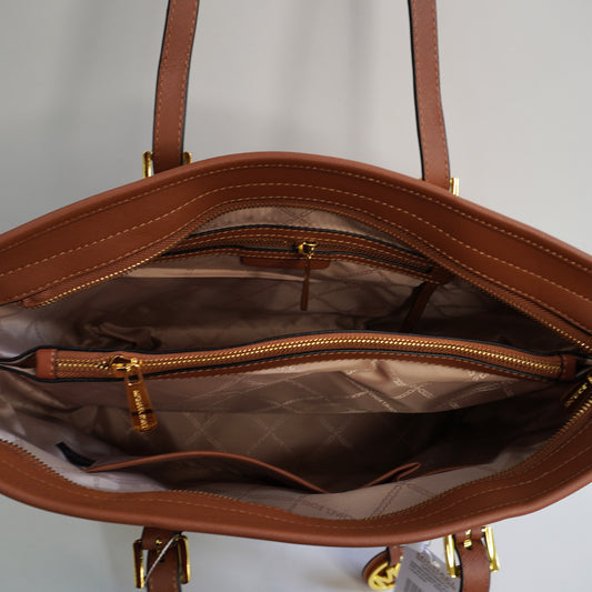 MK32 Classic Structured Tote Bag - Tan