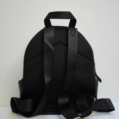 CH01 Elegant Signature Print Backpack - All Black