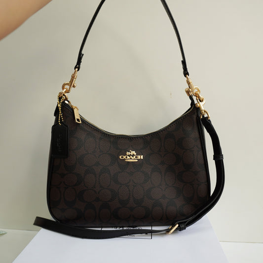 CH22 Classic Monogram Shoulder Bag - Coffee (Brown Box)