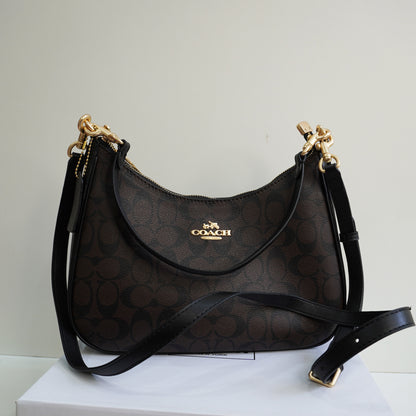 CH22 Classic Monogram Shoulder Bag - Coffee (Brown Box)