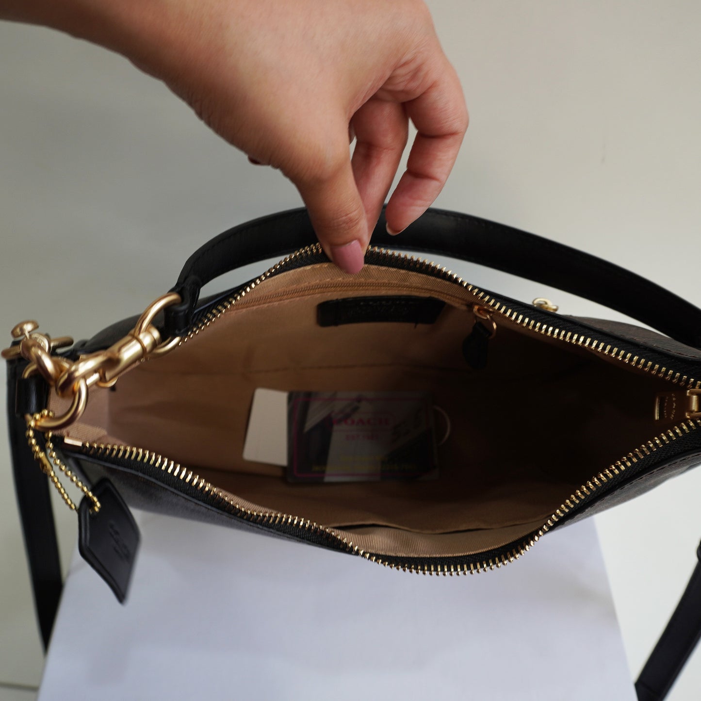 CH22 Classic Monogram Shoulder Bag - Coffee (Brown Box)