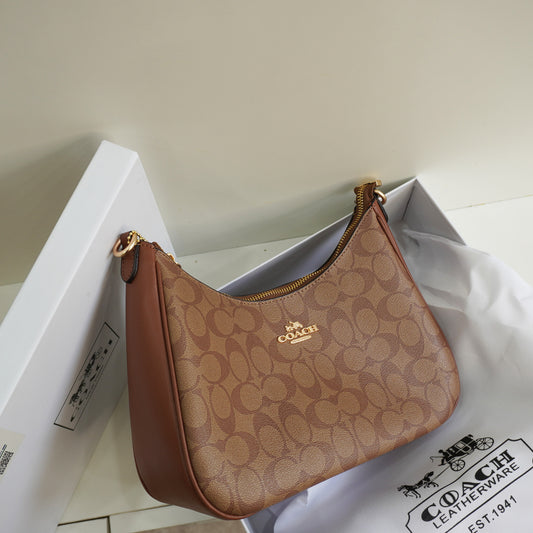 CH22 Classic Monogram Shoulder Bag - Apricot (Brown Box)