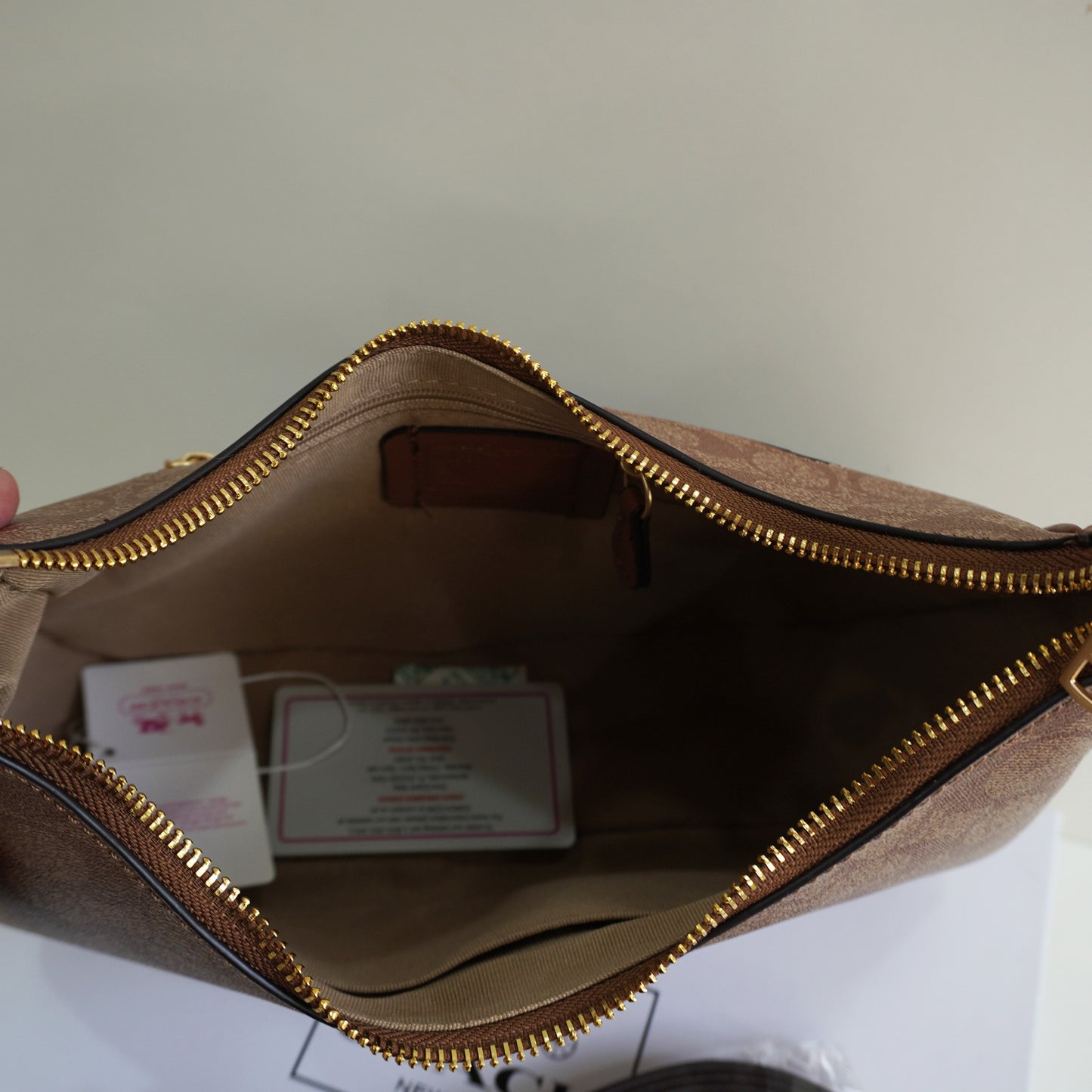 CH22 Classic Monogram Shoulder Bag - Apricot (Brown Box)