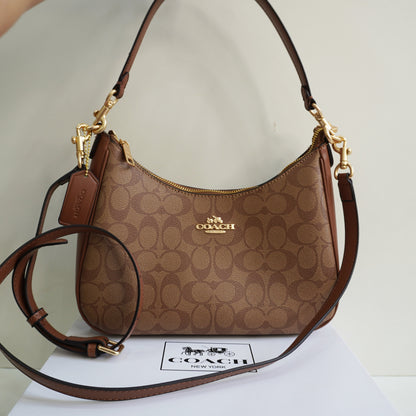 CH22 Classic Monogram Shoulder Bag - Apricot (Brown Box)