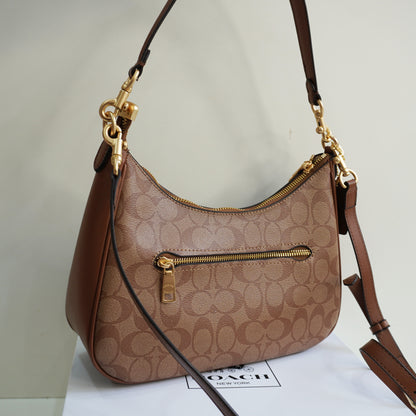 CH22 Classic Monogram Shoulder Bag - Apricot (Brown Box)