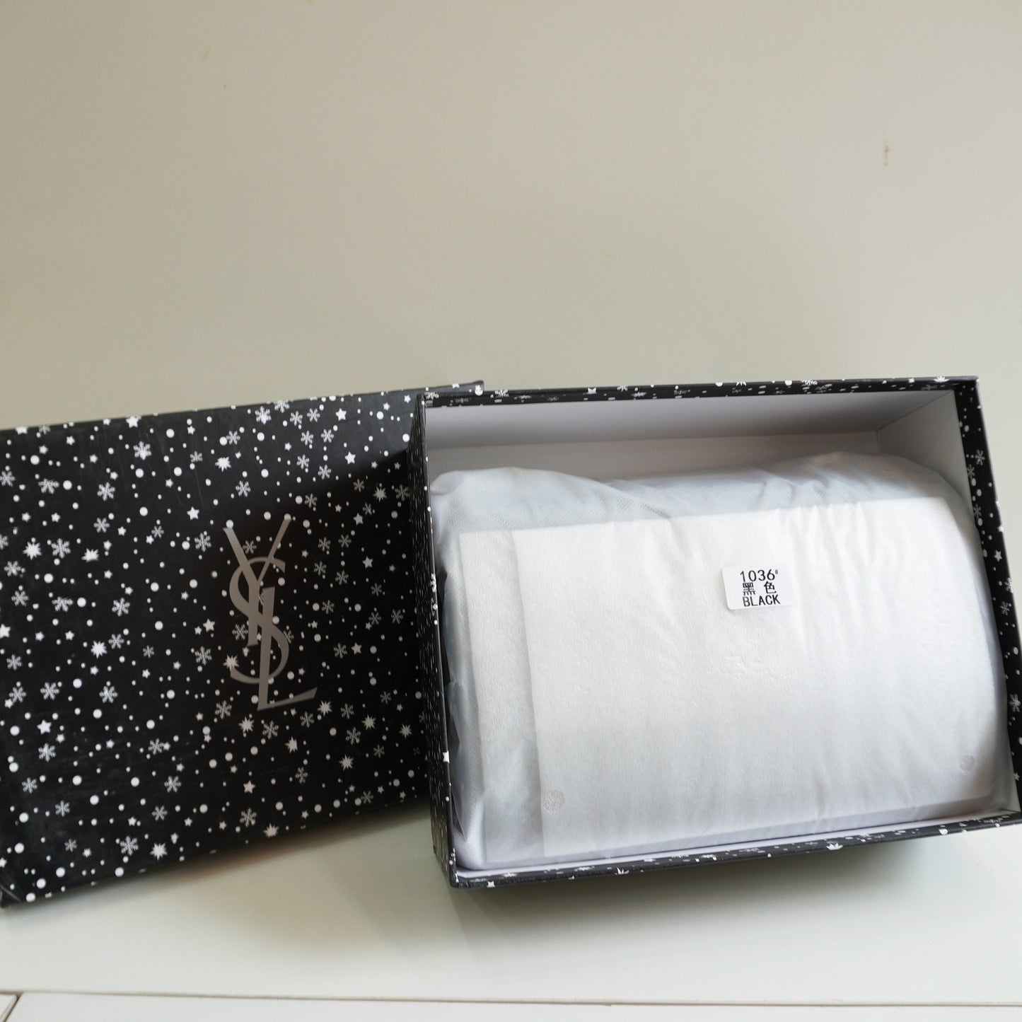 YSL 3 - Chic Black Structured Shoulder Bag