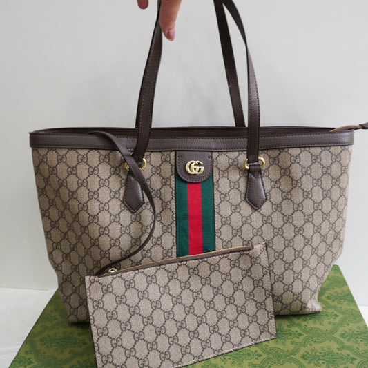 GG55 - Classic Canvas Tote Bag with Matching Pouch (Double Box)