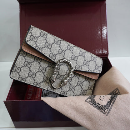 GG01 - Mini Chain Bag with Sculpted Buckle - Signature Colour