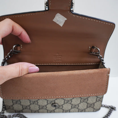 GG01 - Mini Chain Bag with Sculpted Buckle - Signature Colour