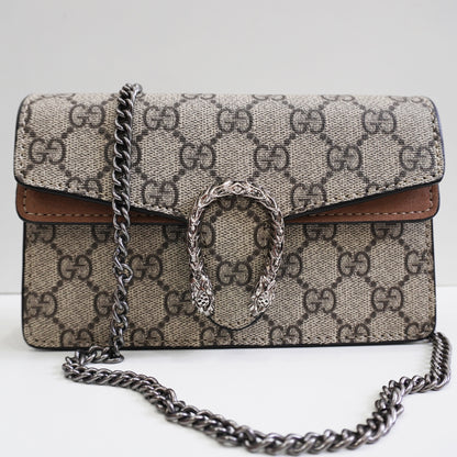 GG01 - Mini Chain Bag with Sculpted Buckle - Signature Colour