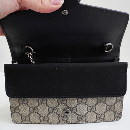 GG01 - Mini Chain Bag with Sculpted Buckle - Signature Black Colour