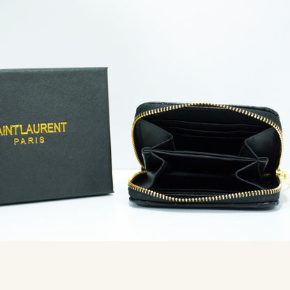YS55 - Mini Wallet (Quilted Black)