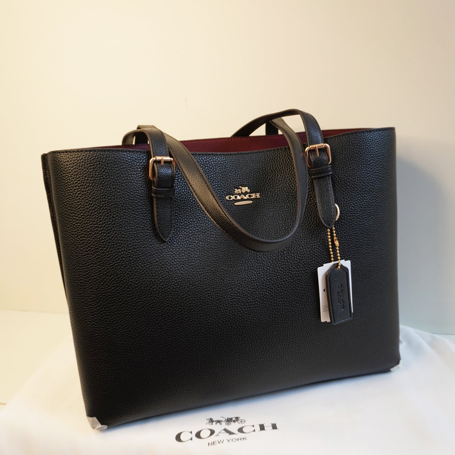 CH 3 Partition Ultra Premium Tote With Box - Black