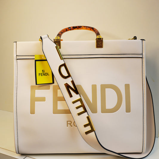 FND Tote Bag Large - White