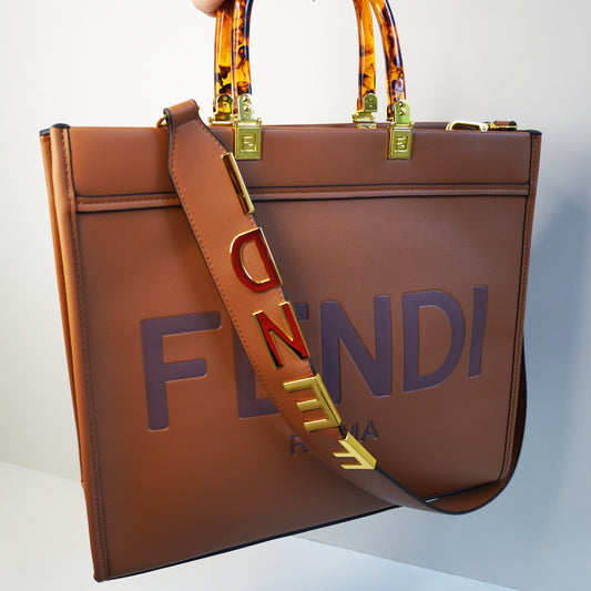 FND Tote Bag Large - Tan
