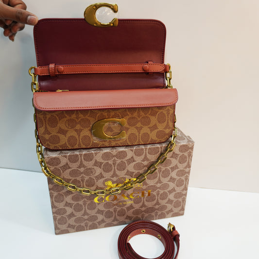 CH33 C Label - Ultra Premium Sling Bag (Tan Apricot Colour)