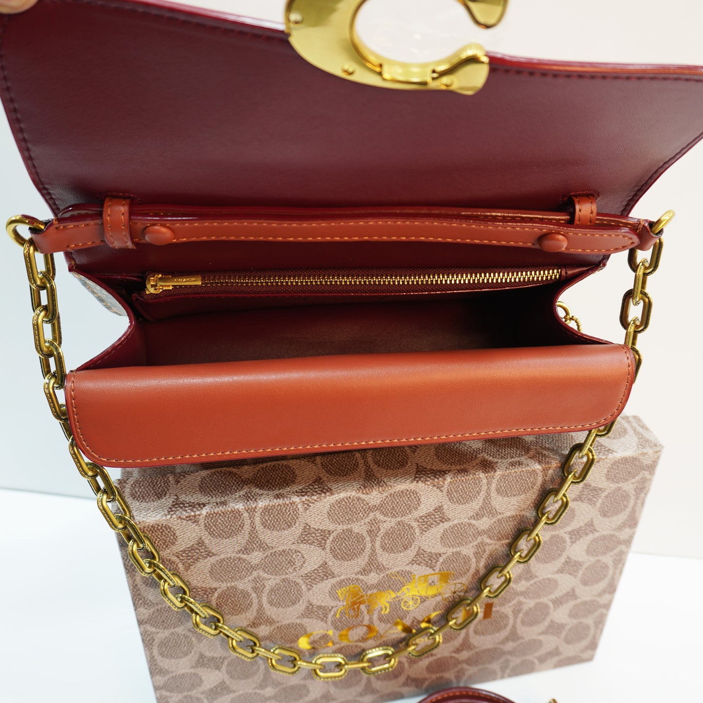 CH33 C Label - Ultra Premium Sling Bag (Tan Apricot Colour)