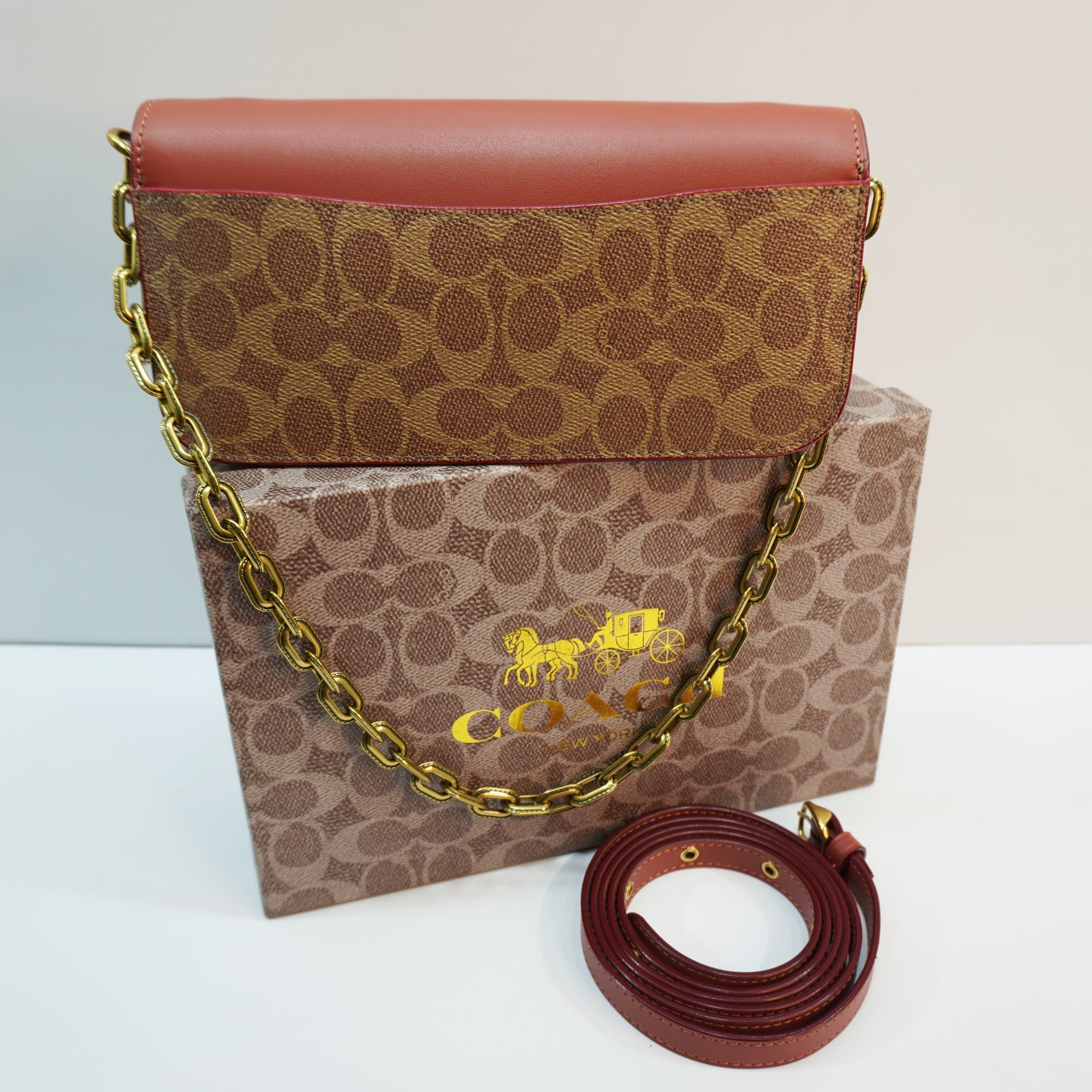 CH33 C Label - Ultra Premium Sling Bag (Tan Apricot Colour)