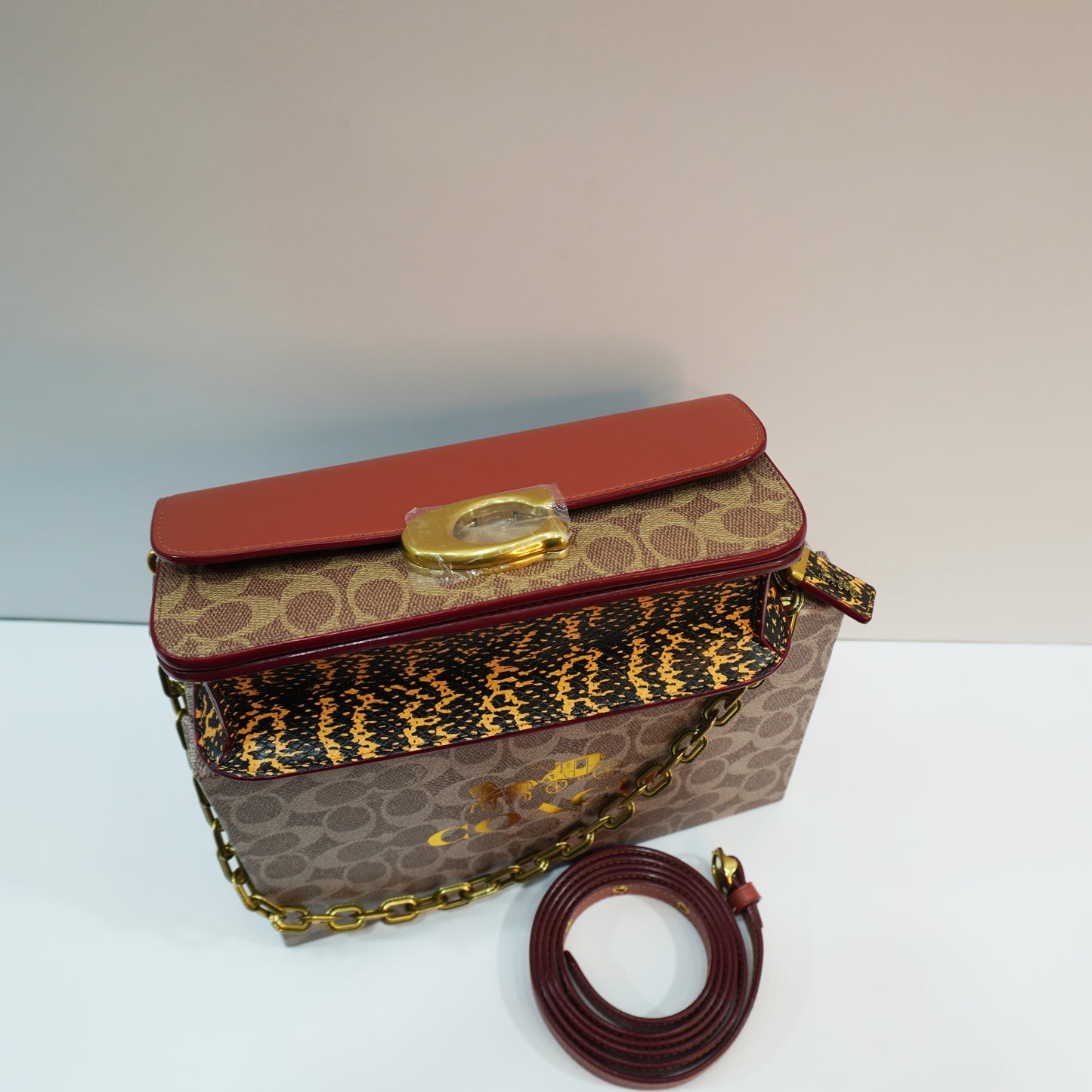 CH33 C Label - Ultra Premium Sling Bag (Tan Apricot Colour)