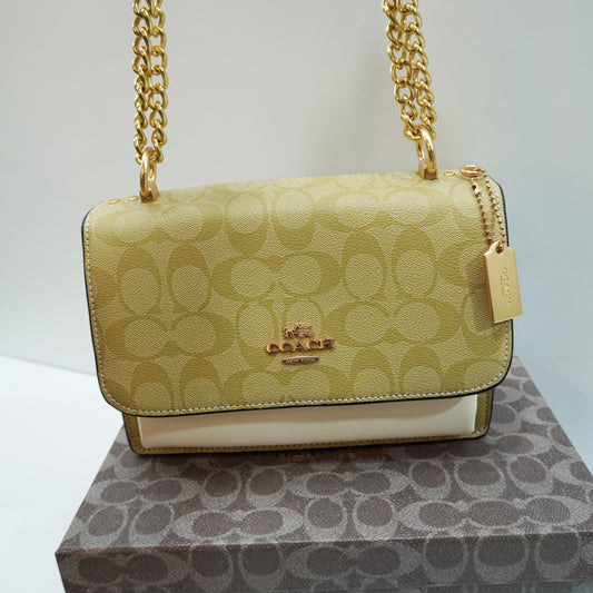 CH55 Klare Shoulder/Sling Bag - Apricot white